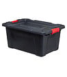 5 FIVE SIMPLY SMART - Boîte de rangement en polypropylène noir 55L fermeture par double clips - vignette
