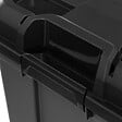 5 FIVE SIMPLY SMART - Boîte de rangement en polypropylène noir 160L avec roues et fermeture à clip - vignette