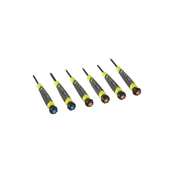 RYOBI - Jeu de 6 tournevis de précision RYOBI - RHSDSPC6 - large