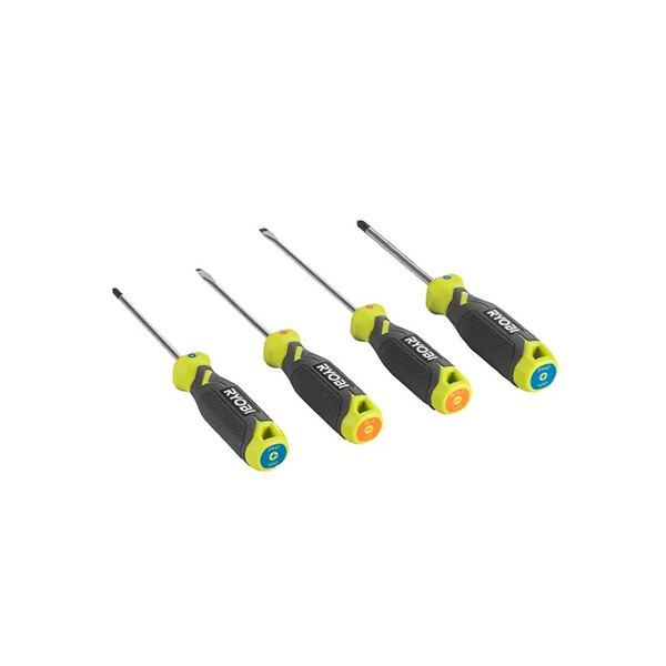 RYOBI - Jeu de 4 tournevis magnétiques RYOBI - RHSDS4PC - large