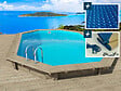 HABITAT ET JARDIN - Piscine bois " Miami 130 " - 4.86 x 3.36 x 1.30 m + Bâche à bulles 180 µ + Bâche hiver 280 gr/m² - vignette