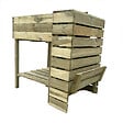ALTONA - Carré potager sur pied L60xl80 cm avec avec composteur - vignette