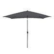 MODE DE VIE - Parasol droit Hermes - Gris anthracite - 3x2m - vignette