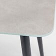 OVIALA - Grande table basse de jardin en acier gris - Costa Rica - vignette