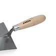 VITO - Truelle de maçon Portugaise forgée Ronde 220mm Acier trempé Manche en bois VITO - vignette