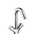 HANSGROHE - Hansgrohe Logis Mitigeur de lavabo avec garniture de vidage, Chrome (71222000) - vignette