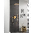 GROHE - Grohe Rainshower Cosmopolitan 310 Set douche de tête et bras 380 mm, 1 jet, Cool Sunrise Brossé (26066GN0) - vignette