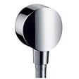 HANSGROHE - Hansgrohe Fixfit S Coude pour raccordement mural, chrome (26453000) - vignette