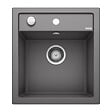 BLANCO - Blanco Evier DALAGO 45 PuraDur en Silgranit avec vidage automatique 46.5x51cm, Gris rocher (518846) - vignette