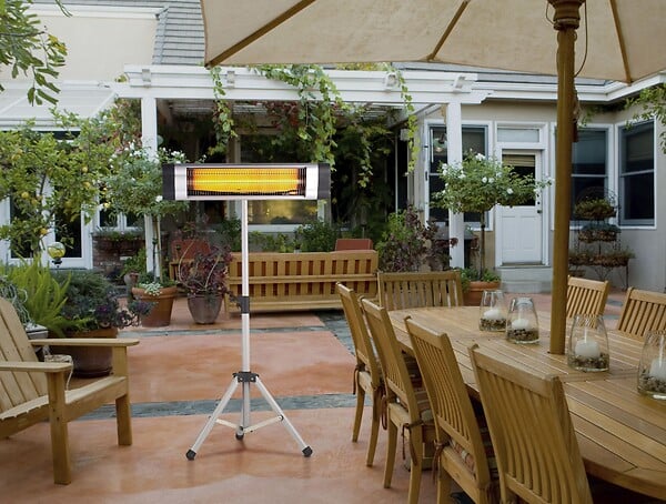 PURLINE - Chauffage halogène 3000W pour une utilisation intérieure ou extérieure - large