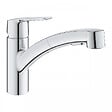 GROHE - Grohe Mitigeur monocommande évier avec Limiteur de débit, Chrome (MM300030007001) - vignette