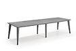 KETER - Table de jardin Lima extensible - Gris Sparkle - 12 personnes - vignette