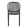 OVIALA - Chaise de terrasse noire - Copenhague - vignette