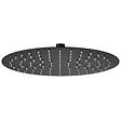 ESSEBAGNO - Inoxa pomme de tête extra plate ronde de 300mm noire - vignette