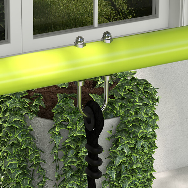 OUTSUNNY - Balançoire 2 agrès portique avec balançoire et face à face dim. 2,55L x 1,6l x 1,8H m métal époxy PE gris vert - large