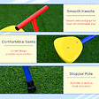 OUTSUNNY - Trébuchet rotatif 360° - balançoire à bascule enfant - multicolore - vignette