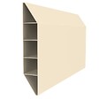CLOSEA - Kit cloture - Lame 16cm   - PVC Beige - LG: 12m x H: 1m74 - vignette