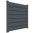 CLOSEA - Kit cloture - Lame 16cm  - PVC Gris - LG: 9m x H: 0m82 - vignette
