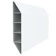 CLOSEA - Kit cloture - Lame 16cm   - PVC Blanc - LG: 9m x H: 1m13 - vignette
