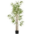 HOMCOM - Bambou artificiel 1,80H m - plante artificielle - 830 feuilles réalistes, vrais troncs - pot inclus - vignette