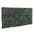OUTSUNNY - Haie artificielle brise-vue décoration rouleau 3L x 1,5H m feuillage réaliste anti-UV vert foncé - vignette