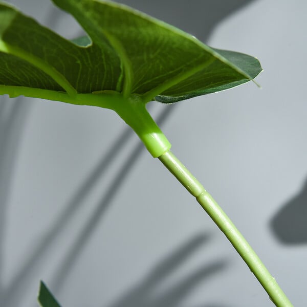 OUTSUNNY - Arbre artificiel plante artificielle Monstera H. 100 cm tronc branches lichen feuilles de tortue grand réalisme pot inclus - large