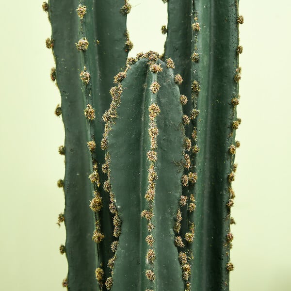 OUTSUNNY - Cactus artificiel grand réalisme plante artificielle grande taille dim. à˜ 18 x 120H cm vert - large