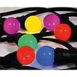 TIBELEC - Guirlande connectable 10 ampoules LED b22 - Multicolore  - 10m - vignette