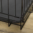 PAWHUT - Cage caisse de transport pliante pour chien en métal noir 106 x 71 x 76 cm - vignette