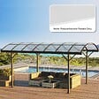 OUTSUNNY - Lot de 14 panneaux polycarbonate alvéolaire 4 mm transparent dim. 121L x 61l cm - vignette