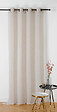 LINDER - Voilage Chambray - Naturel & Blanc - L.145xl.240cm - vignette