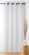 LINDER - Voilage en polyester Boucline - Neige - H.240xL.140cm - vignette