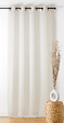 LINDER - Voilage Boucline Ficelle - 140x240cm - vignette