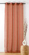 LINDER - Voilage Boucline - Rouge brique - 140x240cm - vignette