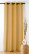 LINDER - Voilage Boucline en polyester - Miel - 140x240cm - vignette