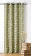LINDER - Rideau jacquard Chablis - Vert - L.140xH.240cm - vignette