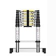 SECURY-T - Echelle télescopique aluminium 11 marches H3,2 m avec barre stabilisatrice - vignette