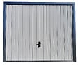 SPADONE - Porte de garage basculante blanche l.240 x H.200 cm x Ep.20 mm - vignette