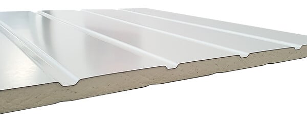 SPADONE - Porte de garage basculante blanche l.240 x H.200 cm x Ep.20 mm - large