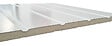 SPADONE - Porte de garage basculante blanche l.240 x H.200 cm x Ep.20 mm - vignette