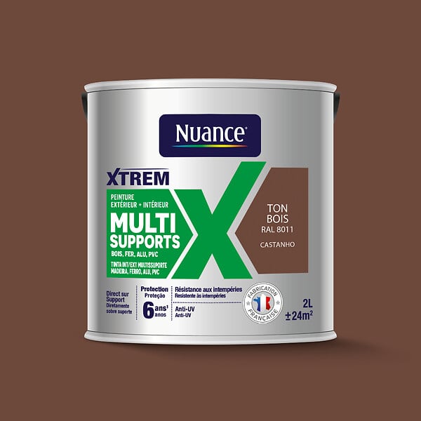 NUANCE - Peinture XTREM - Multi supports - Ton bois - Satin - 2L - large