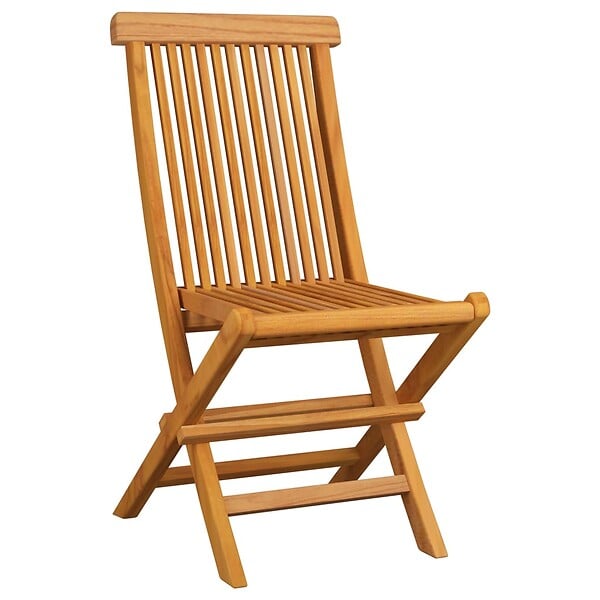 VIDAXL - vidaXL Chaises de jardin pliables lot de 8 Bois de teck massif - large