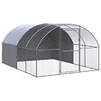 VIDAXL - vidaXL Poulailler d'extérieur 3x4x2 m Acier galvanisé - vignette