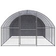 VIDAXL - vidaXL Poulailler d'extérieur 3x4x2 m Acier galvanisé - vignette