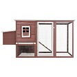 VIDAXL - vidaXL Poulailler d'extérieur avec 1 nichoir Marron Bois - vignette
