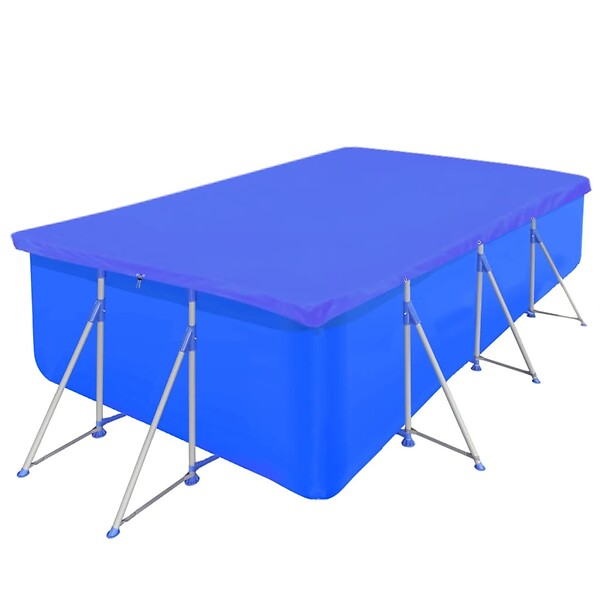 VIDAXL - vidXL Couverture de piscine PE Rectangulaire g/m² 394 x 207 cm - large