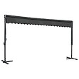 VIDAXL - vidaXL Auvent sur pied 500 x 300 cm Anthracite - vignette