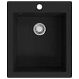 VIDAXL - vidaXL Évier de cuisine Granite Noir - vignette