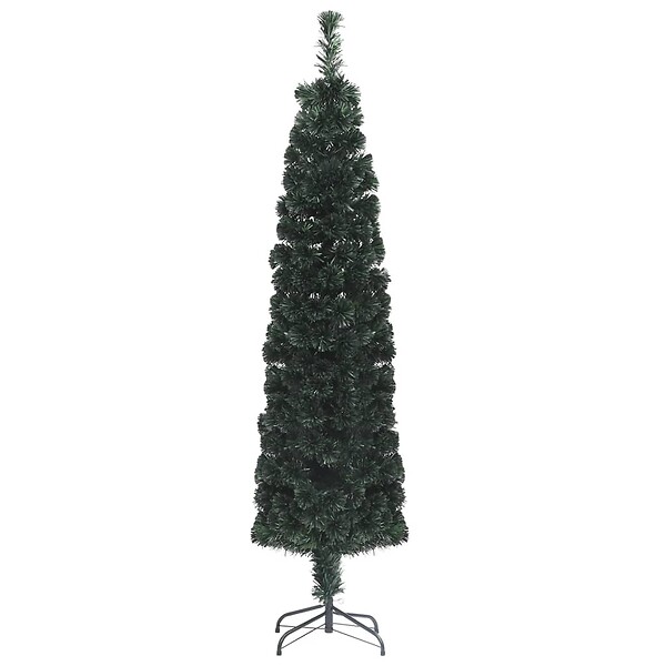 VIDAXL - vidaXL Arbre de Noël artificiel mince et support 150 cm fibre optique - large