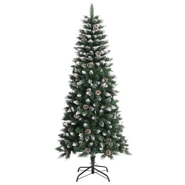 VIDAXL - vidaXL Sapin de Noël artificiel avec support Vert 150 cm PVC - large